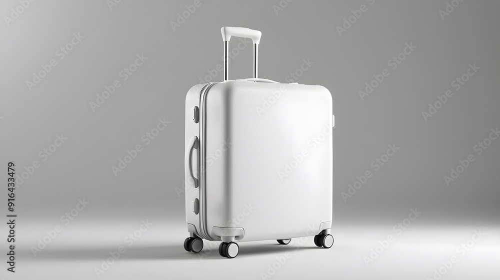 Design of a gray trolley bag, for product brand design Design of a gray trolley bag, for product brand design