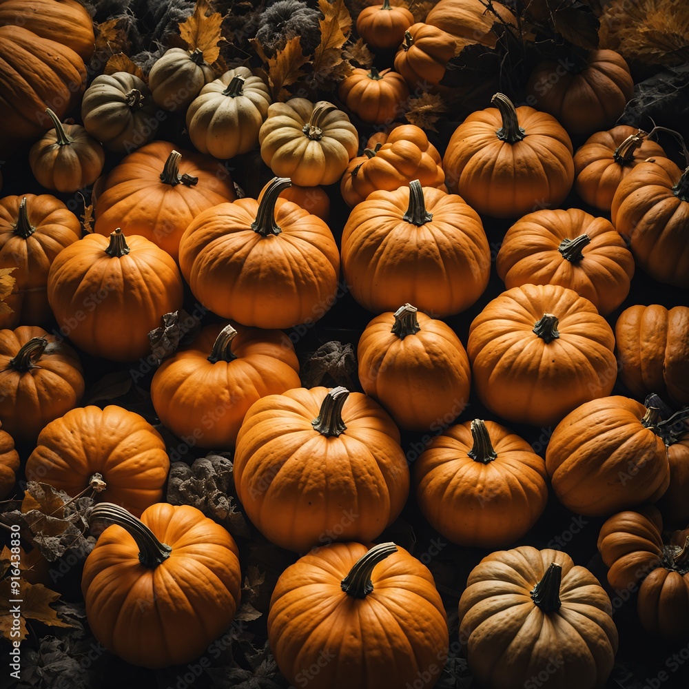 Many Pumpkins obscured by a gentle haze Many Pumpkins obscured by a gentle haze