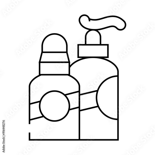 cosmetics callus remover line icon vector. cosmetics callus remover sign. isolated contour symbol black illustration