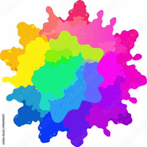 Watercolor stain