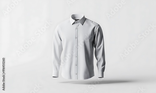 Wallpaper Mural White Long-Sleeved Shirt Mockup Torontodigital.ca