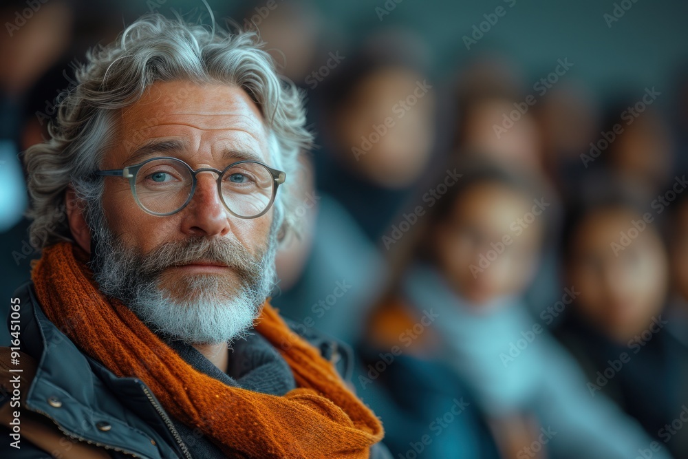 Photo portrait of a man university professor Photo portrait of a man university professor