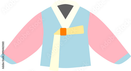 화사한 명절용 남자 한복 상의