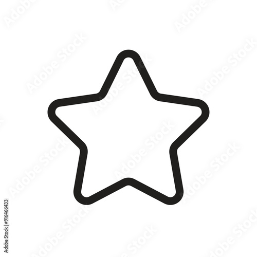 Star Icon - Line