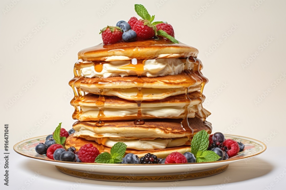 Prompt Pancake Platter , white background. Prompt Pancake Platter , white background.