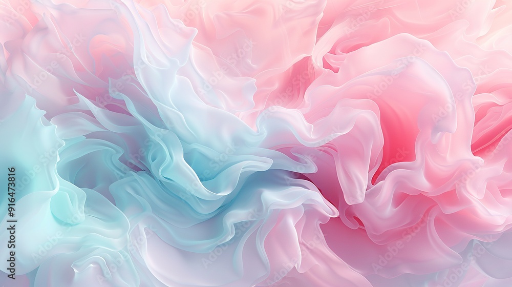 A pink, blue, and white background with swirls on the bottom A pink, blue, and white background with swirls on the bottom