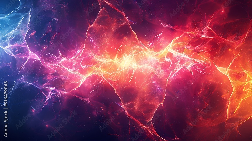 Obraz premium A background of abstract lines texture, intricate and dynamic lines forming a web, neon colors, futuristic and vibrant look, hd quality, natural look. --ar 16:9 --v 6.0 --s 250 --style raw