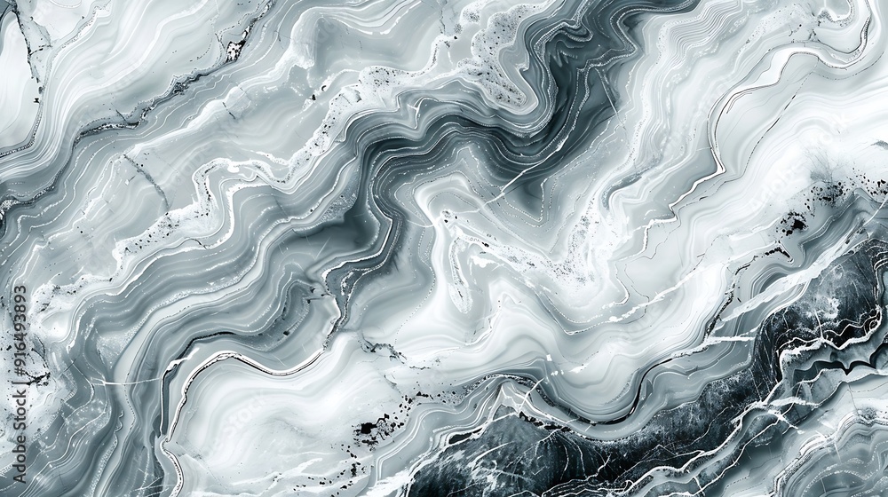 A background of marble swirls, elegant flowing marble patterns, grey and white colors, intricate veining, smooth texture, classic feel, hd quality, natural look. --ar 16:9 --v 6.0 --s 250 --style raw A background of marble swirls, elegant flowing marble patterns, grey and white colors, intricate veining, smooth texture, classic feel, hd quality, natural look. --ar 16:9 --v 6.0 --s 250 --style raw