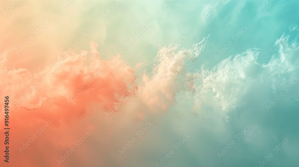 A background of pastel gradient texture, gentle transitions between pastel mint and peach colors, soft and refreshing look, hd quality, natural look. --ar 16:9 --v 6.0 --s 250 --style raw A background of pastel gradient texture, gentle transitions between pastel mint and peach colors, soft and refreshing look, hd quality, natural look. --ar 16:9 --v 6.0 --s 250 --style raw