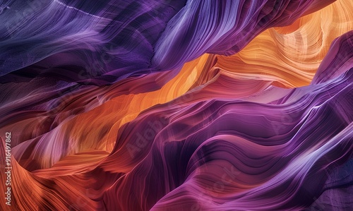 Abstract rock formations in Antelope Canyon, Arizona. abstract, beautiful, colorful, nature