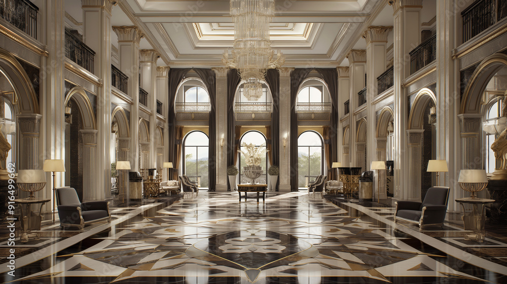 Fototapeta premium Interior of a hotel