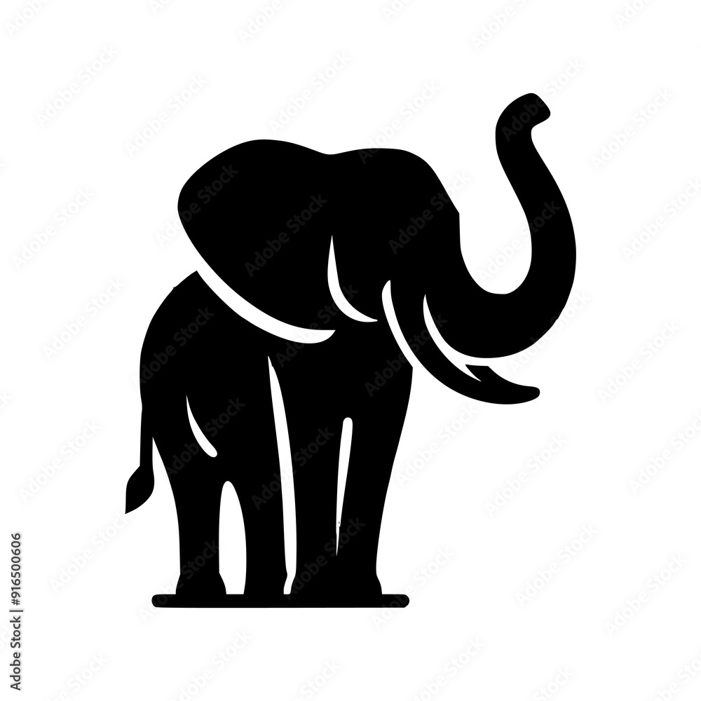 Minimalist elephant logo Minimalist elephant logo