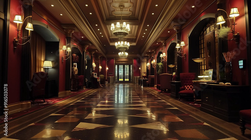 Interior of a hotel