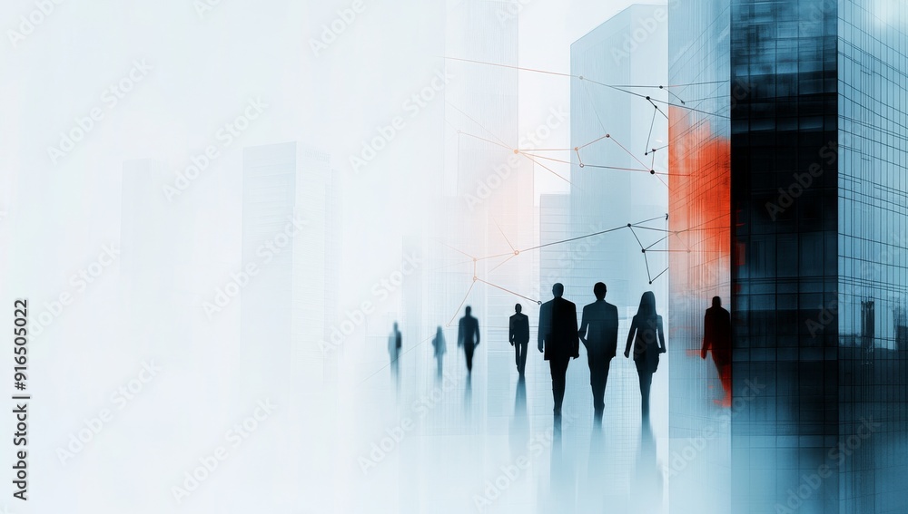 Abstract Networked Connections of People in Corporate Setting Abstract Networked Connections of People in Corporate Setting