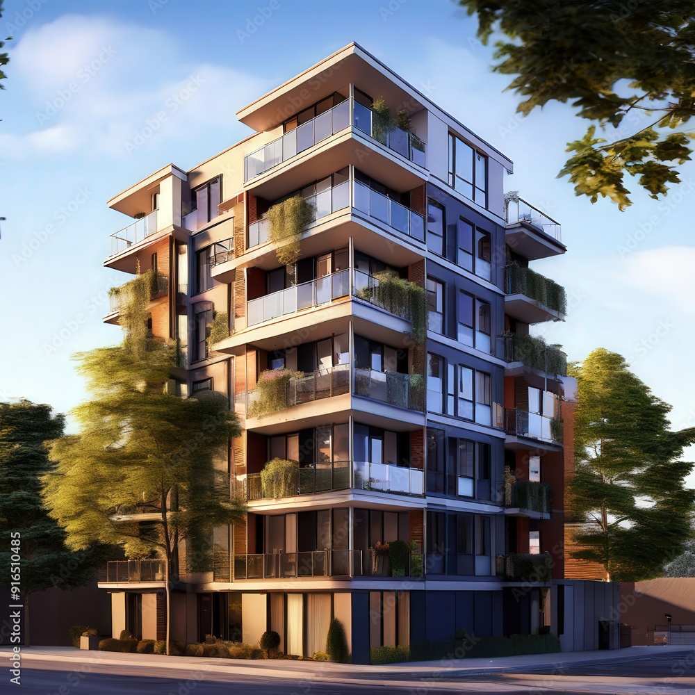 the AI Image Generator, Construction of residential building the AI Image Generator, Construction of residential building