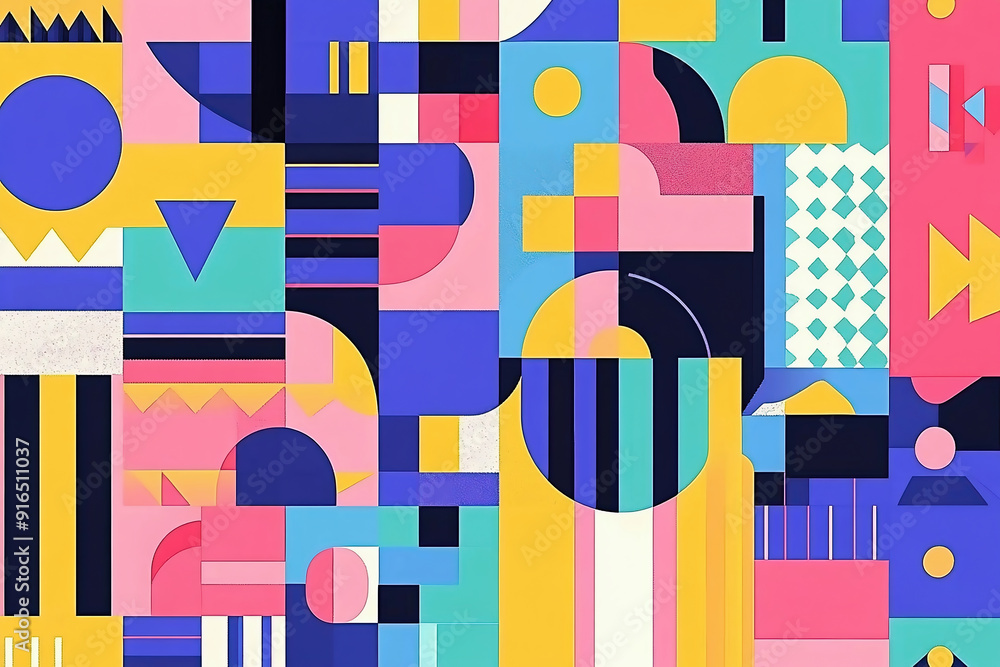 abstract geometric colorful pattern shapes modern vibrant mosaic design art contemporary squares circles triangles abstract geometric colorful pattern shapes modern vibrant mosaic design art contemporary squares circles triangles