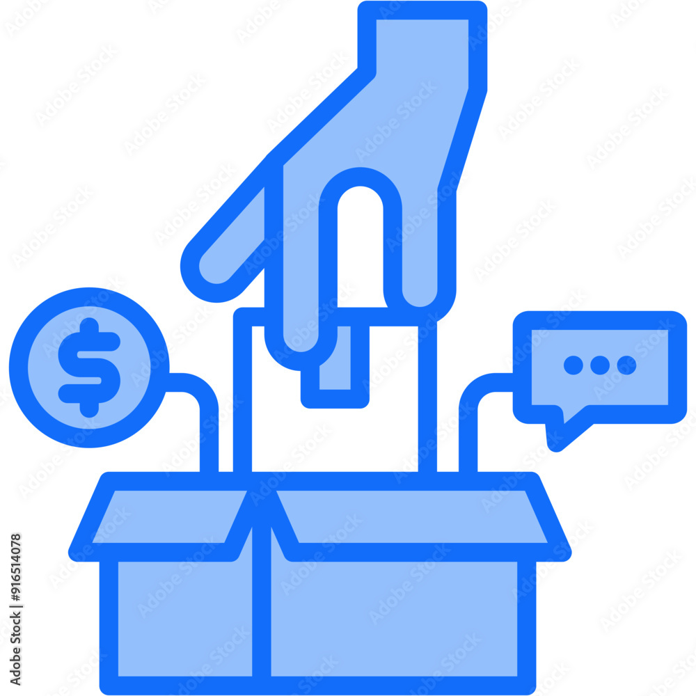 Fototapeta premium Product Selection Icon