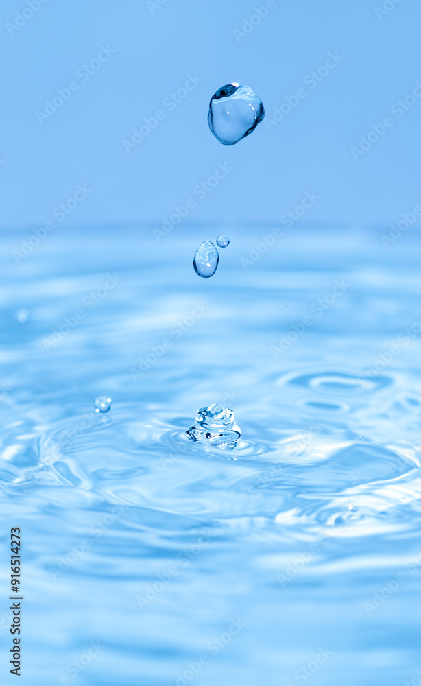 美しい水滴のアクション 美しい水滴のアクション