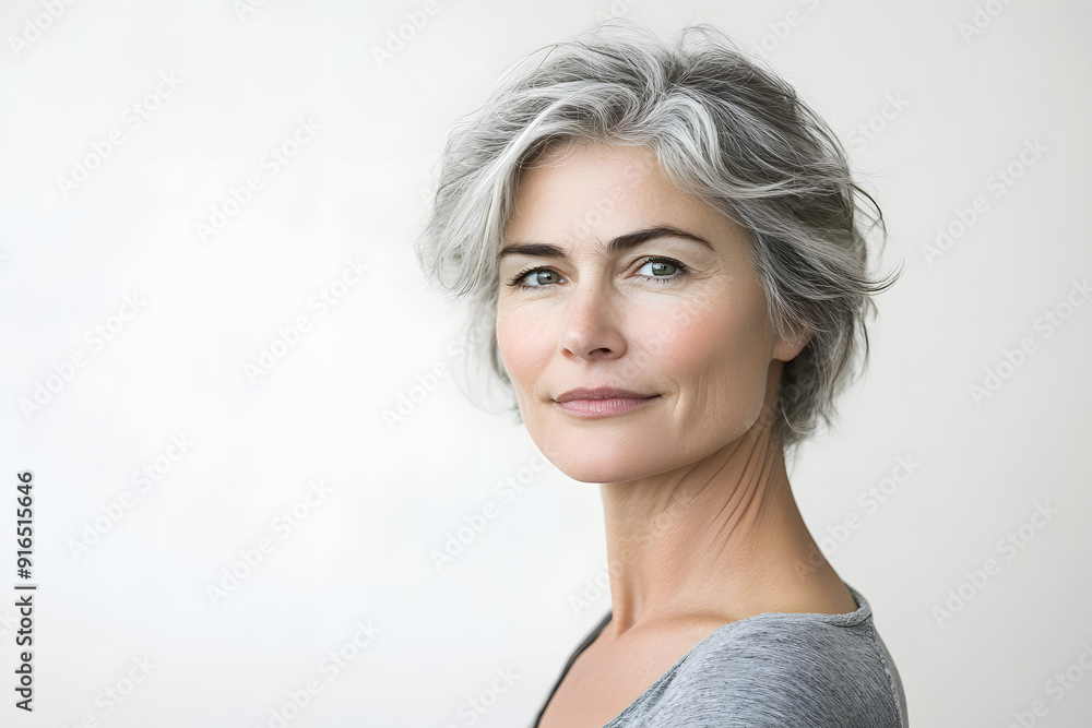 Beautiful Mature European woman close up portrait. Beautiful gorgeous 40-50s mid aged mature lady looking at camera isolated on white. Beautiful Mature European woman close up portrait. Beautiful gorgeous 40-50s mid aged mature lady looking at camera isolated on white.