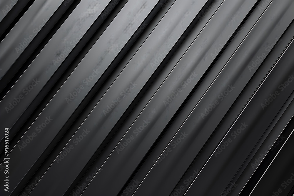 Obraz premium Abstract Black and White Diagonal Lines