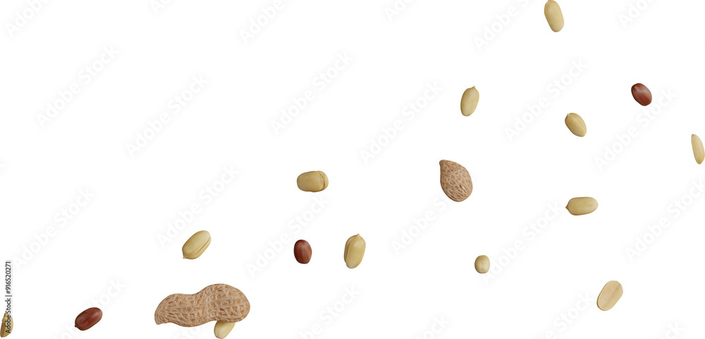 peanuts flying in the air peanuts flying in the air