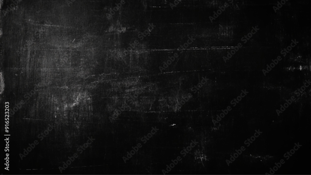 Obraz premium Scary dark walls, slightly light black concrete cement texture for background, Old wall texture cement dark black gray background. 