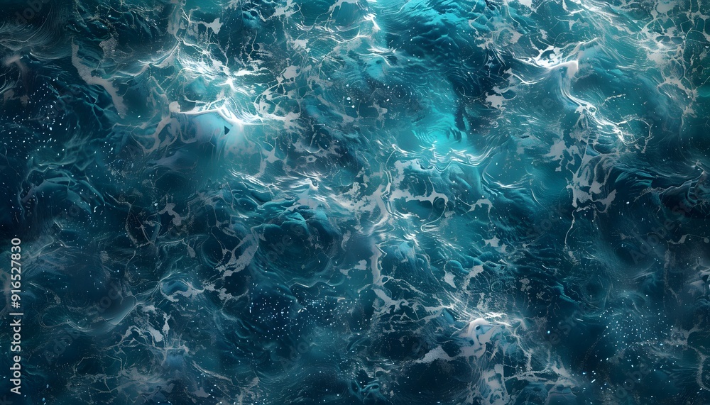 Abstract blue water background with ice texture and ripples Abstract blue water background with ice texture and ripples