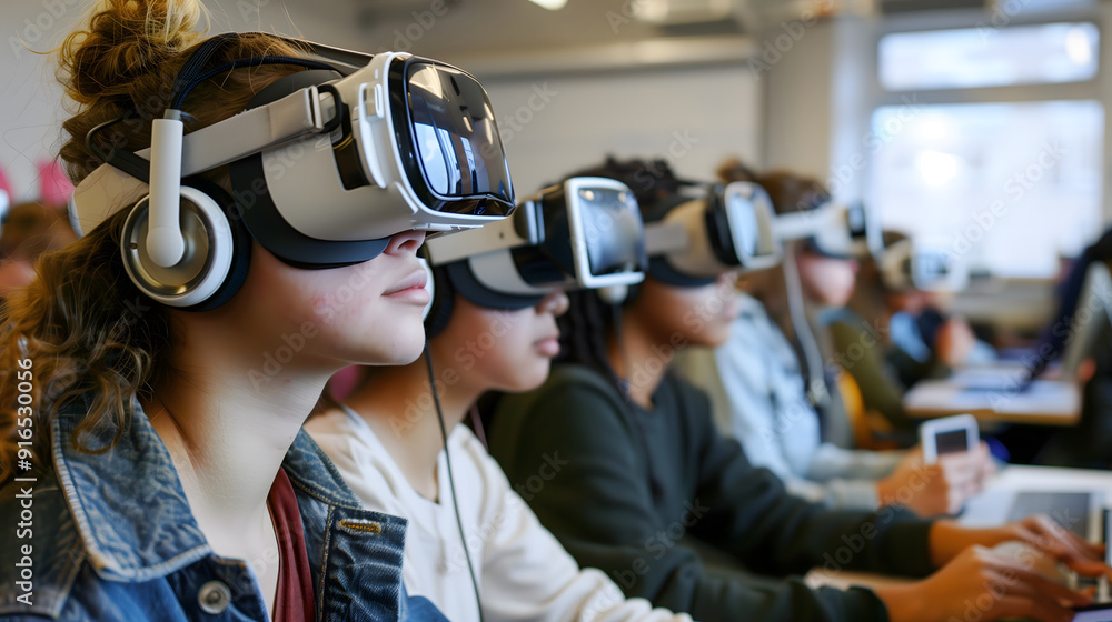 Students Immerse Themselves in VR Students Immerse Themselves in VR