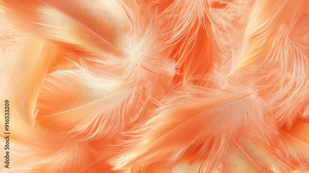 Orange closes the feather background. The generation of AI. Orange closes the feather background. The generation of AI.