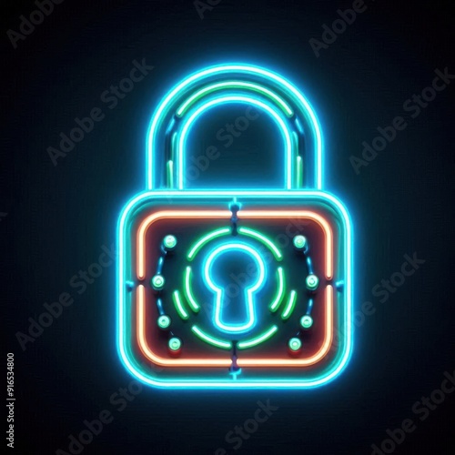 lock icon illustration