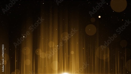 Wallpaper Mural Gold particles golden dust bokeh event awards trailer titles cinematic concert openers luxury celebration background loop Torontodigital.ca