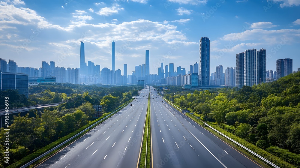 Urban Cityscape. Fast-paced city life concept Urban Cityscape. Fast-paced city life concept