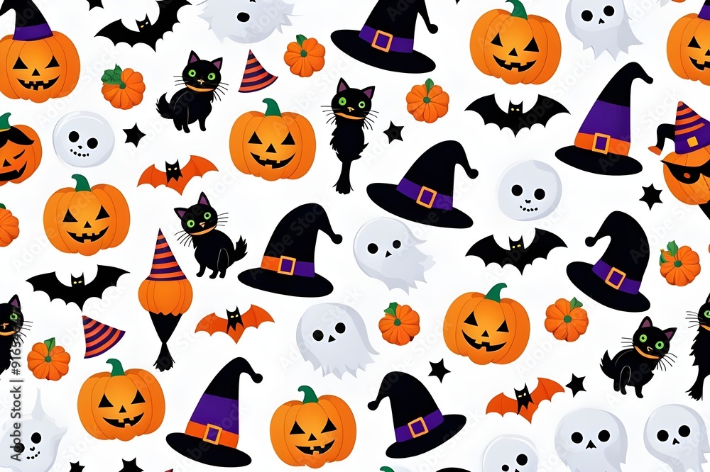 halloween seamless pattern halloween seamless pattern