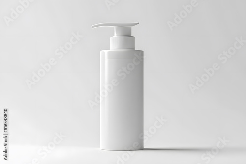 Product Packaging Skincare Bottle Mockup isolated on white background