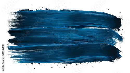 oil paint brush stroke on white and transparent background