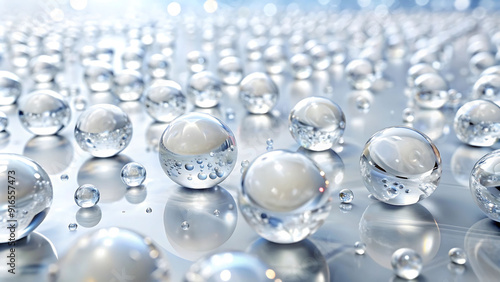 bubbles in a glass