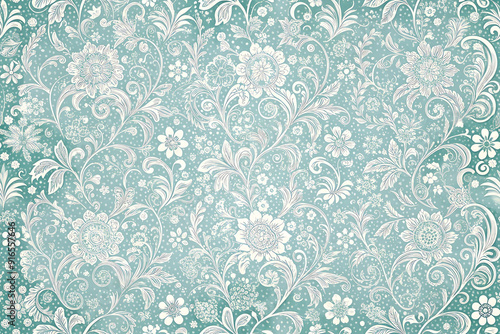 seamless pattern with flowers