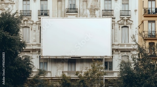 Vintage Charm. Exploring historic architecture in Madrid concept photo