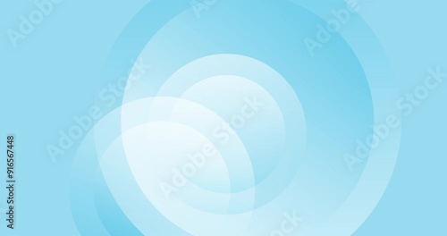 Light blue abstract geometric background, Light blue elements with fluid gradient Video