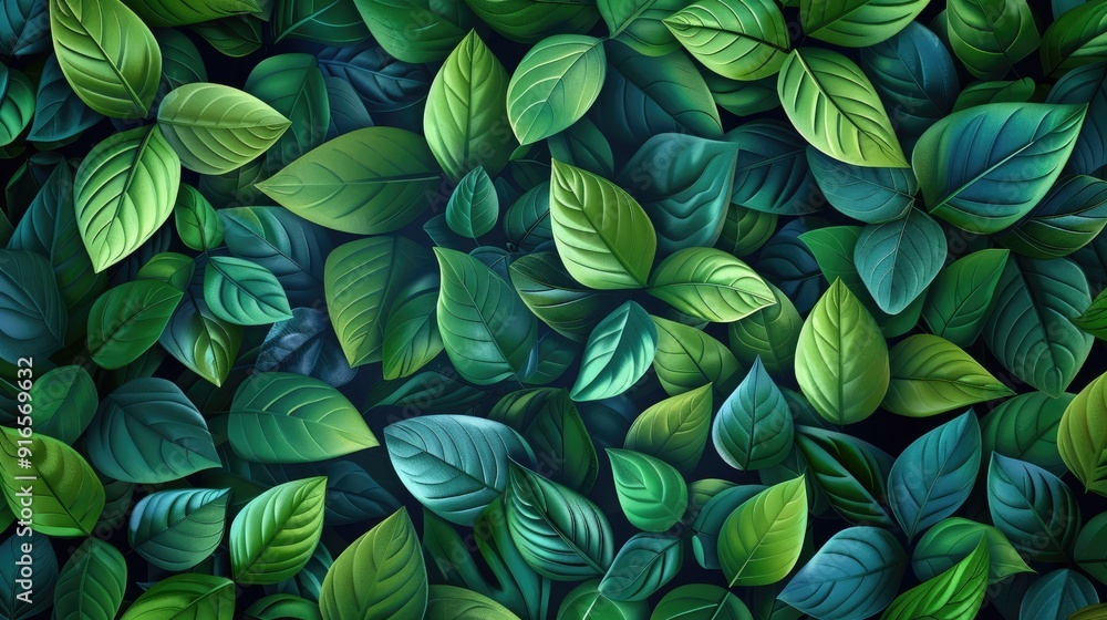 Background of seamless leaves Background of seamless leaves