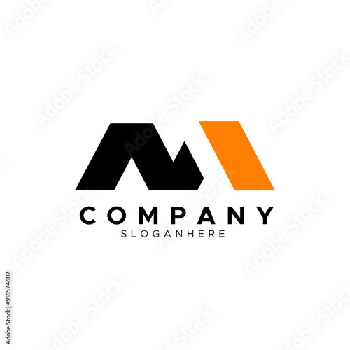 M letter company logo template vector Free Download M letter company logo template vector - GFXLoad