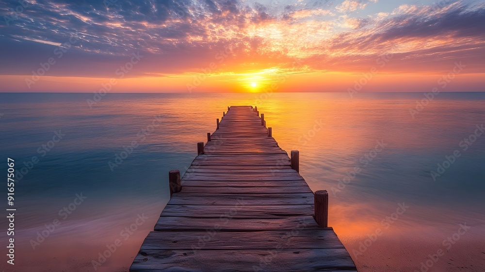 Serene Seaside Retreat. Tranquility at the Beach concept Serene Seaside Retreat. Tranquility at the Beach concept