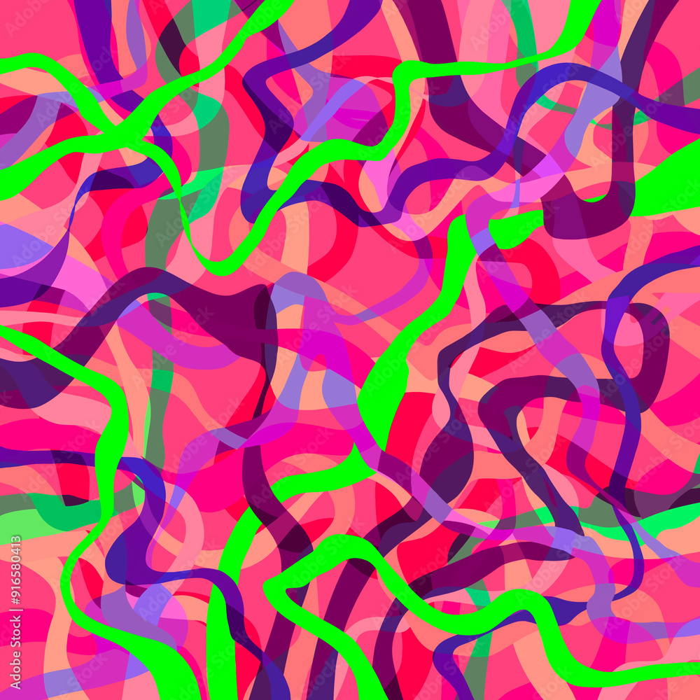 Vivid abstract geometric swirling marble Wavy multi-layer texture Bright multicolor tropical background Vivid abstract geometric swirling marble Wavy multi-layer texture Bright multicolor tropical background