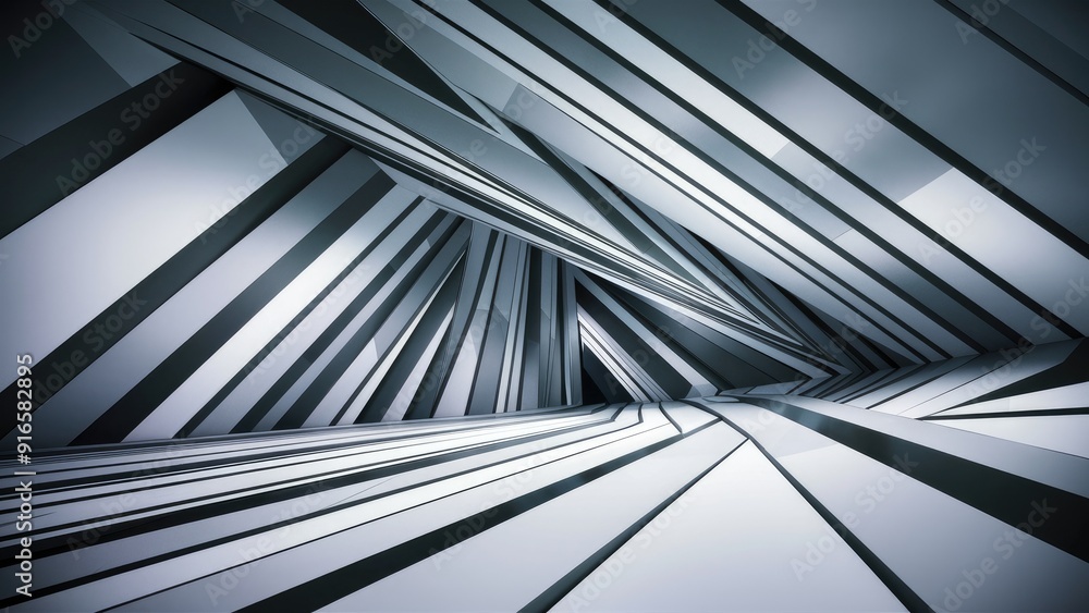 Abstract geometric background featuring diagonal lines in shades of white and gray Abstract geometric background featuring diagonal lines in shades of white and gray