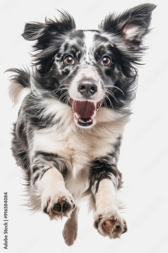 Playful Canine Jumping Playful Canine Jumping