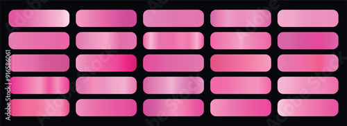 Pink gradients set