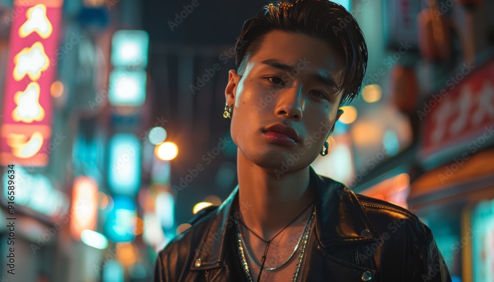 Fototapeta premium Nightlife in Neon Lights