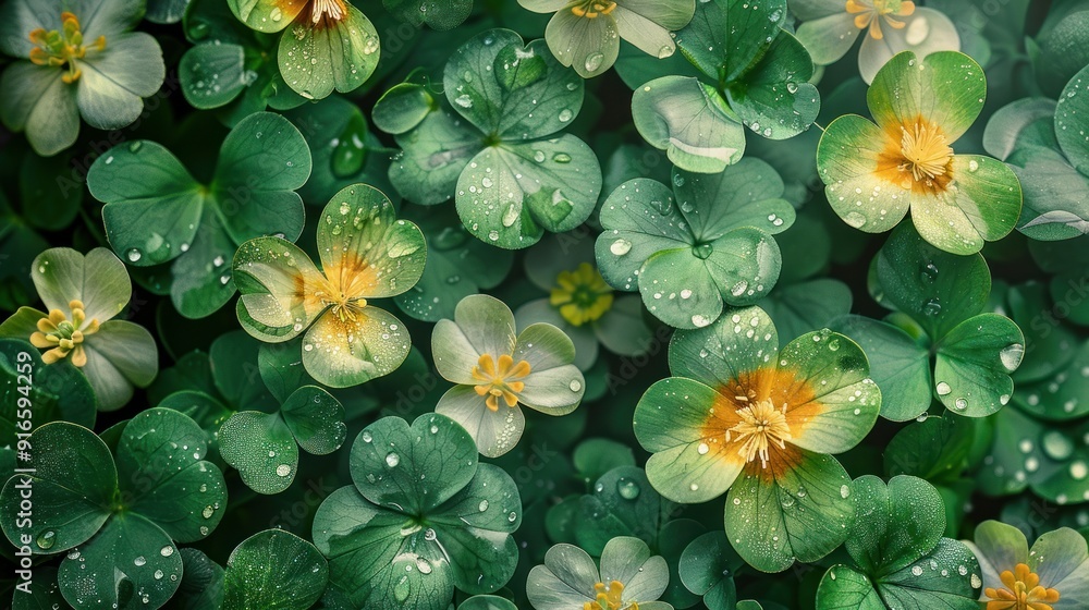 Plant leaves background