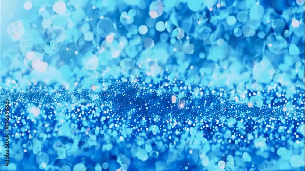 Abstract blue bokeh background with glittering texture. Abstract blue bokeh background with glittering texture.