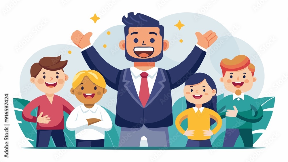 Confident and charismatic leaders inspire their teams with their positive attitude and build trust through open communication, lead by example, and foster a culture of collaboration Confident and charismatic leaders inspire their teams with their positive attitude and build trust through open communication, lead by example, and foster a culture of collaboration